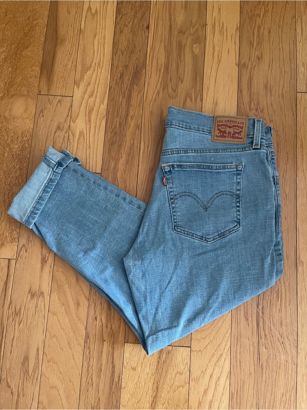 Levi's Women's Light Blue Boyfriend Jeans